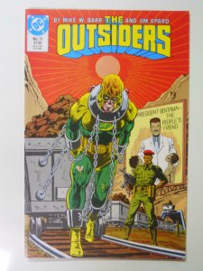 THE OUTSIDERS #11, VF, Mike Barr, Jim Aparo, DC, 1985 1986 more DC in store