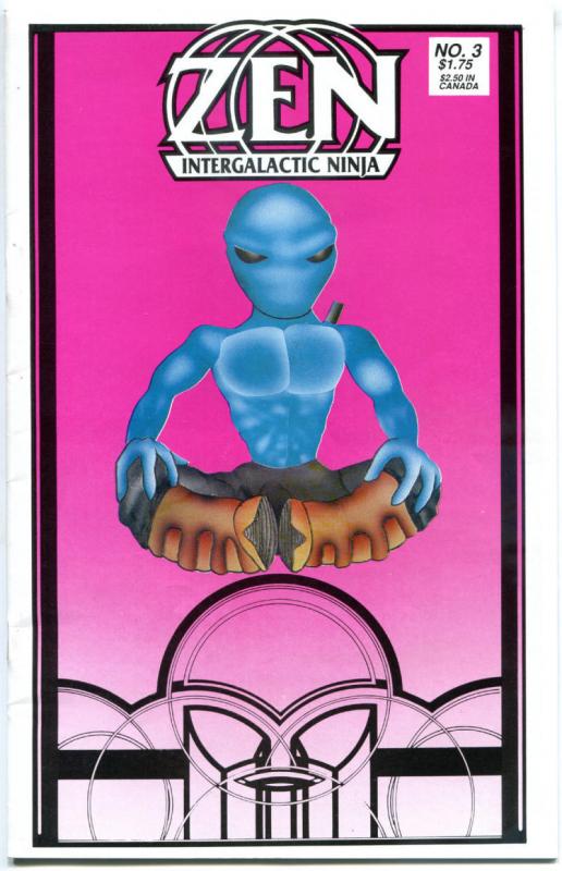 ZEN Intergalactic Ninja #3, VF, Steve Stern, Dan Cote, 1988,more indies in store