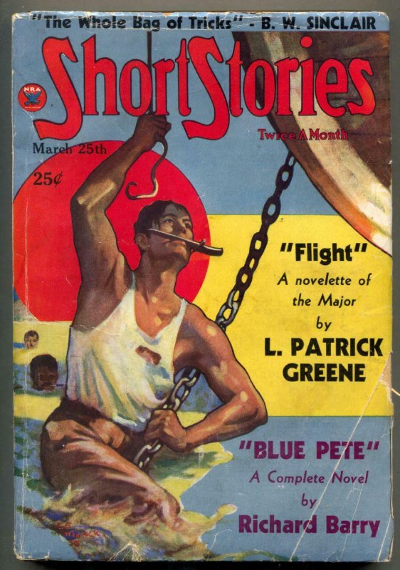 Short Stories Pulp March 25 1934- Blue Pete- The Major