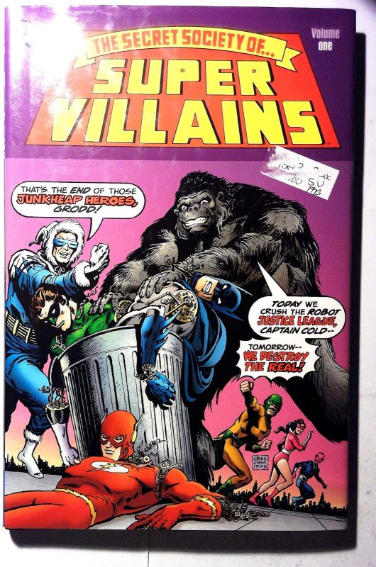 Secret Society Super Villains HC #1 2011 DC Flash Grodd Green Lantern Book