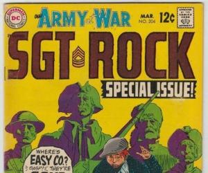 Our Army at War #204 Sgt. Rock strict VF- 8.0 High-Grade  Many more War books