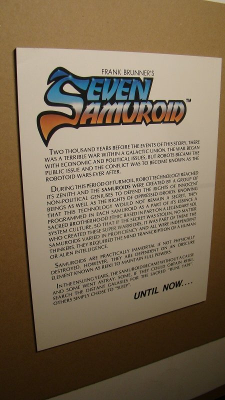 IMAGE GRAPHIC NOVEL 1 SEVEN SAMUROID *NM+ 9.6* TMNT FRANK BRUNNER