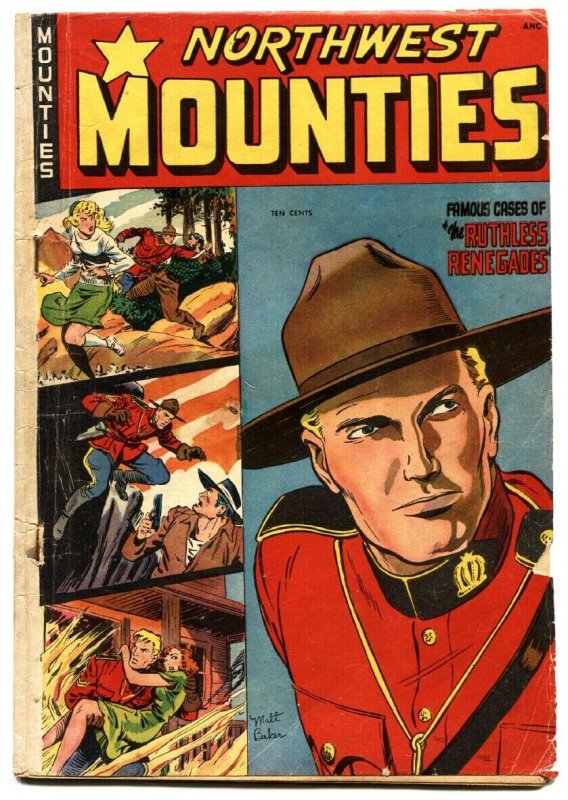 Northwest Mounties #4 1949-St John-Approved Comics-Matt Baker Good Girl art