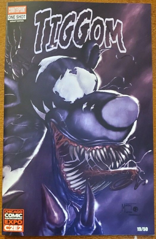 Tiggom One Shot Venom Parrillo Homage C2E2 Convention Exclusive Variant (Lmt 50)