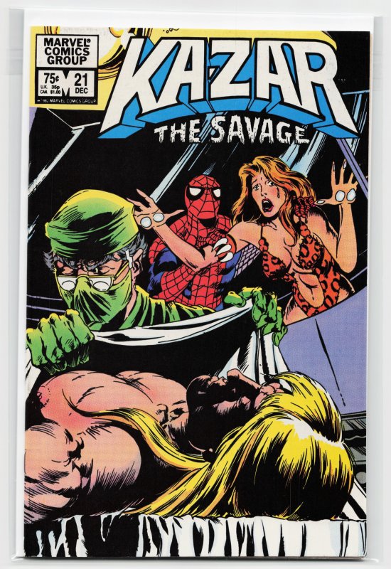Ka-Zar the Savage #21 (1982) Ka-Zar