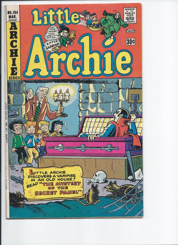 Little Archie #104 - Bronze Age - March, 1976 (FN)