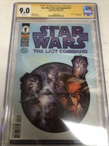 Star Wars: The Last Command (1998) #3 (CGC 9.0 SS) Signed T. Zahn M. Baron Story