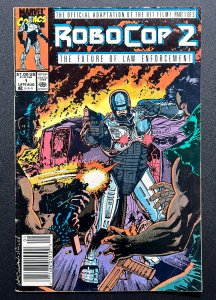 RoboCop 2 #1 Newsstand (1990) Jim Lee & Joe Chiodo Art - FN/VF