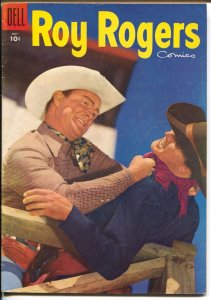 Roy Rogers #89 1955-Dell-photo cover-western stories-FN/VF