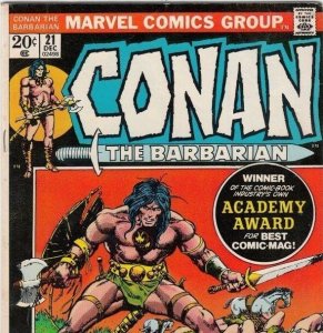 Conan the Barbarian 21 strict VF- 8.0  High-Grade  ~~pay 1st shipping fee!!