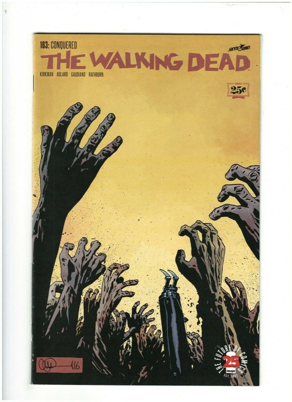 The Walking Dead #163 VF/NM 9.0 Image Comics 2017 Rick, Zombies