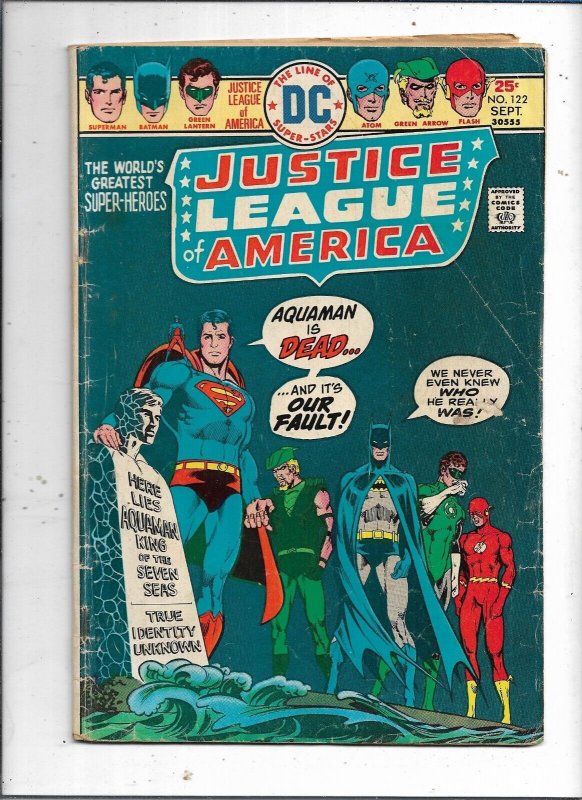 JUSTICE LEAGUE OF AMERICA #122 DC Comics 1976   N180x