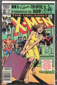 The Uncanny X-Men #151 Newsstand Edition (1981) X-Men