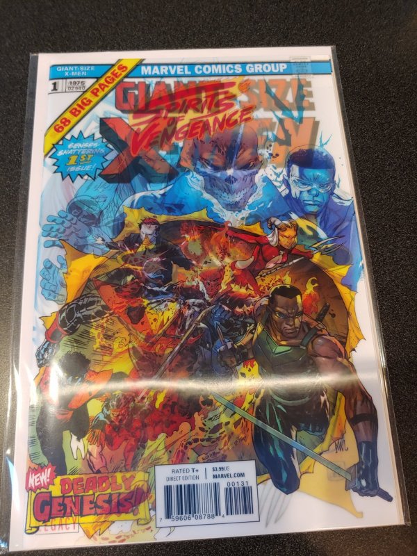 Spirits of Vengeance 1 Legacy 3D Lenticular Homage Cover Giant Size X-men Marvel