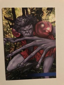 SKIN #14 card : Marvel Annual 1995 Flair; NM/M;  X-men, base