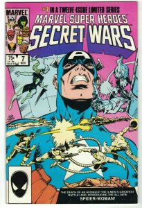 Marvel Super Heroes Secret Wars #7 FN; Marvel | Spider-Woman (Julia Carpenter)