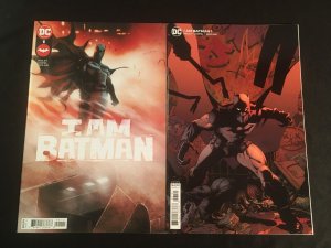 I AM BATMAN #1 Two Cover Versions, VFNM Condition