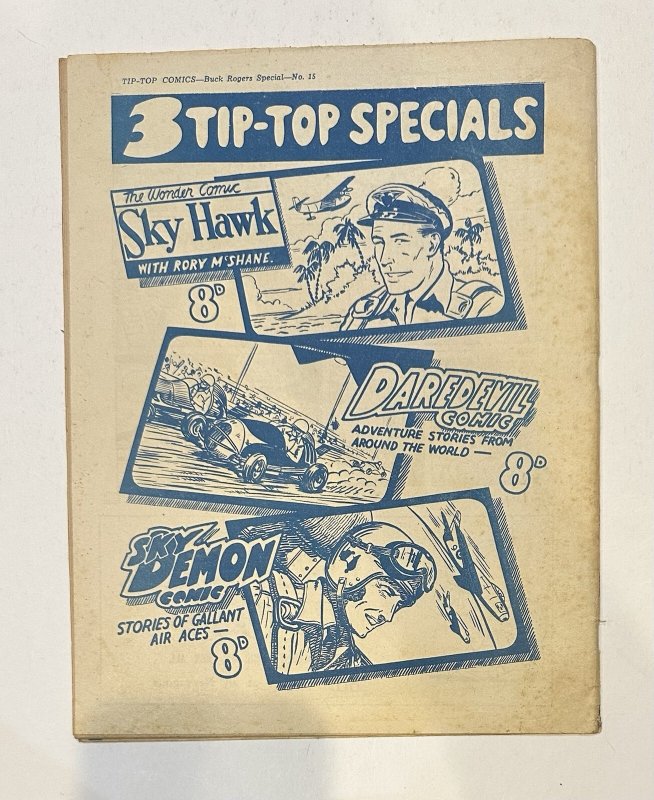1951 TIP TOP COMICS BUCK ROGERS SPECIAL EDITION #15 Australian Issue! Rare!