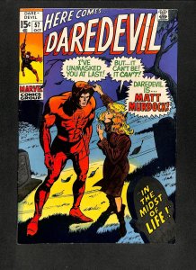 Daredevil #57 Secret Identity to Karen Page!