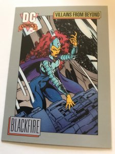 BLACKFIRE #127 card : 1992 DC Universe Series 1, NM/M, Impel