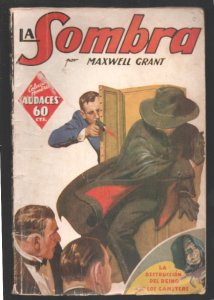 La Sombra-The Shadow-Spanish Language Pulp 1941-Maxwell Grant-1st Shadow cover