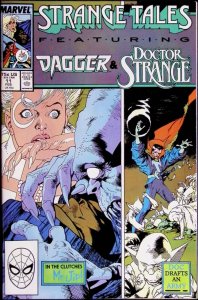 STRANGE TALES Comic 11 — Dr Strange and Cloak & Dagger — 1988 Marvel Universe F