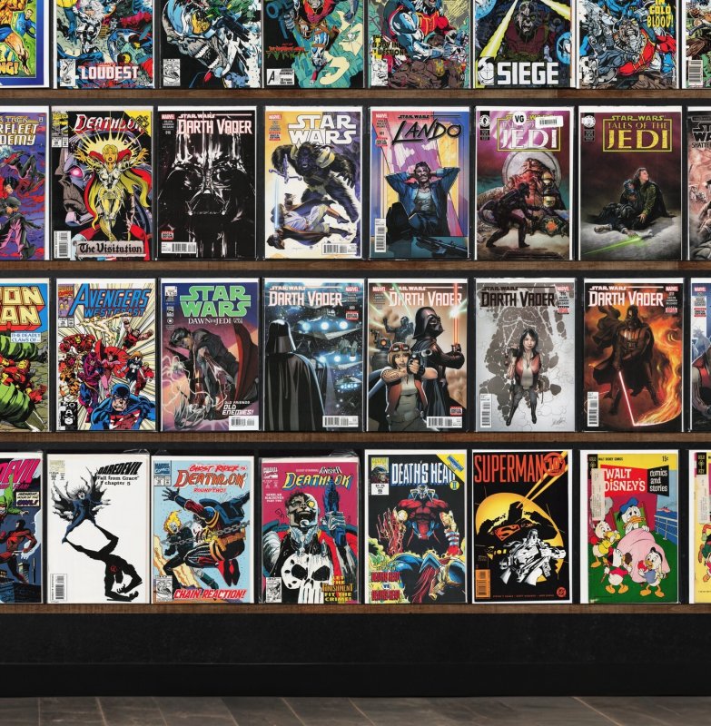 Huge Lot 150+ Comics with Deathlok, Darkhawk, Badger, Daredevil & More!