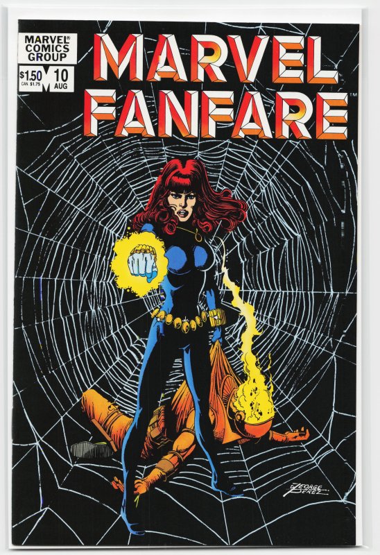 Marvel Fanfare #10  (1983) Black Widow