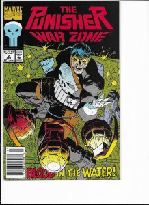 The Punisher: War Zone #2 Newsstand Edition (1992)