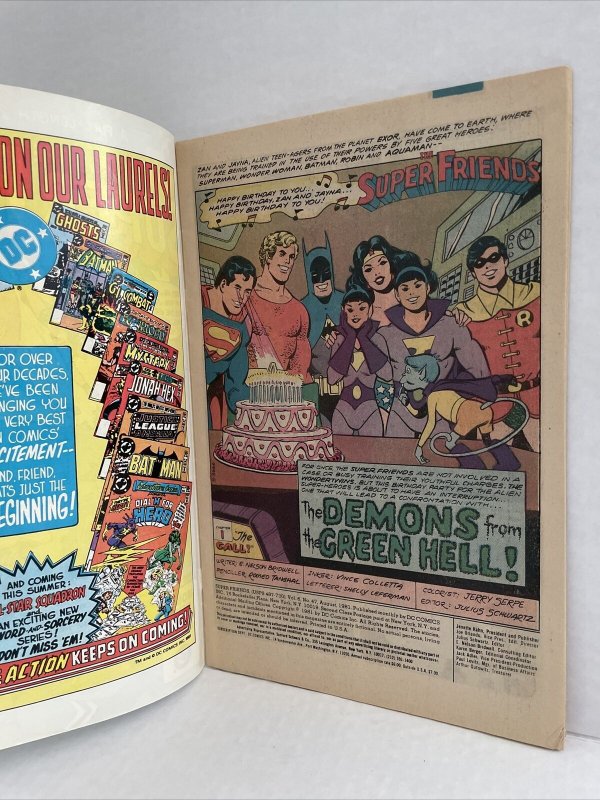 Super Friends #47 Origin Of Green Fury 