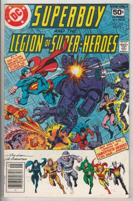 Superboy #243 (Sep-78) NM- High-Grade Superboy, Legion of Super-Heroes