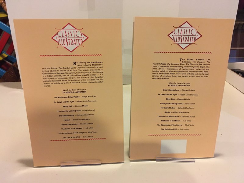 Classics Illustrated Set of 10 1990 First Comics Adaptions Prestige Format