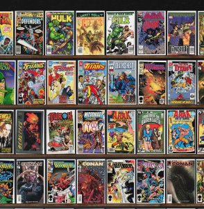 Huge Lot 150+ Comics with Conan, The Defenders, Excalibur & More!