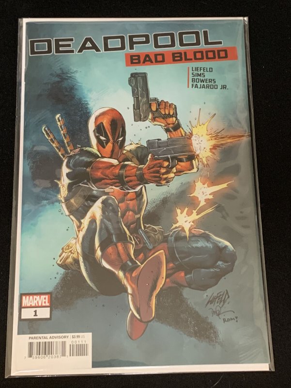 Deadpool Bad Blood #1 (Bowers Cover A - 1st Print) [Important for Thumper] 759606203871