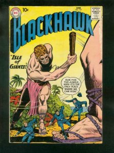 BLACKHAWK COMICS #137 1959-DC COMICS-ISLE OF GIANTS-FLYING SAUCER-vg VG