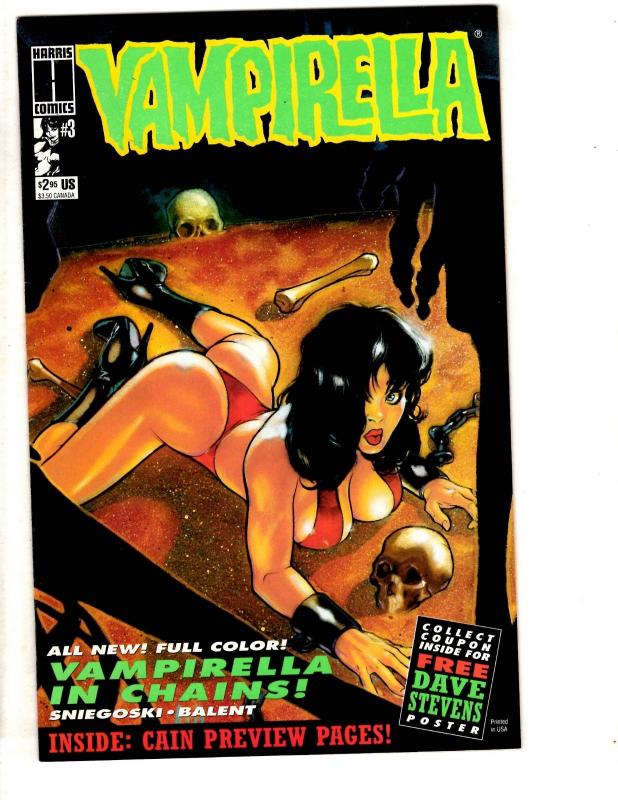 Lot Of 9 Vampirella Harris Comic Books 14 1 (3) 2 4 5 0 3 Vengeance Vampire CR28