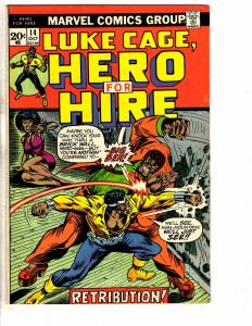 Luke Cage Hero For Hire # 14 VF Marvel Comic Book Diamondback Netflix Mace J233