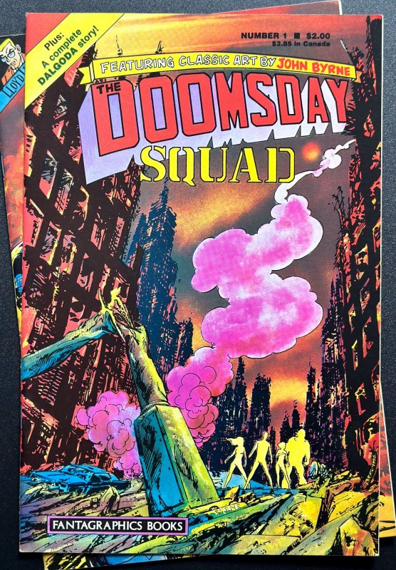 Doomsday Squad #1 and 2 (1986) John Byrne Early Art - VF