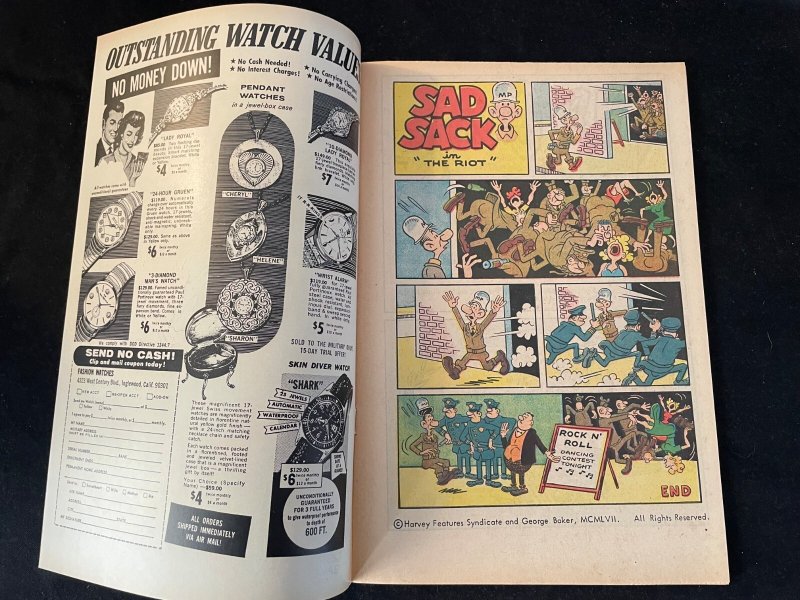 SAD SACK COMICS #7 Complimentary Copy Stamp, VFNM Condition