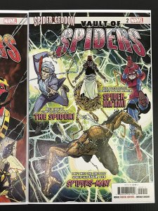 VAULT OF SPIDERS #1 + 2 1st SPIDER-BYTE WEB SLINGER SAVAGE SPIDER-MAN PROSHIPPER