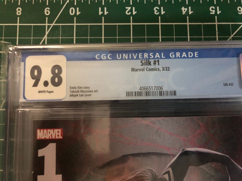 Silk #1, 2 (2022) both CGC 9.8 In-hyuk Lee covers