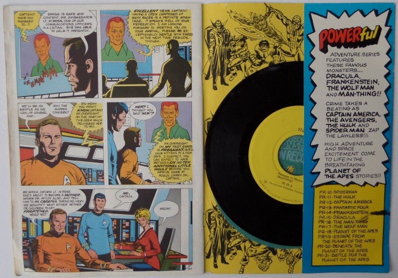 Power Record Comics PR 25 (Star Trek--Passage To Moauv), VG condition