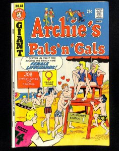 Archie's Pals 'N' Gals #81 (1973)
