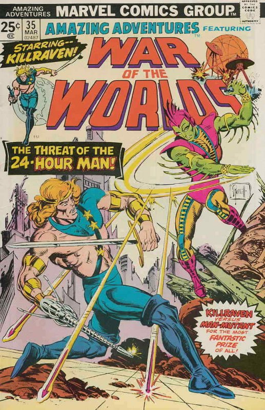 Amazing Adventures (3rd Series) #35 FN; Marvel | Killraven War of the Worlds - w 