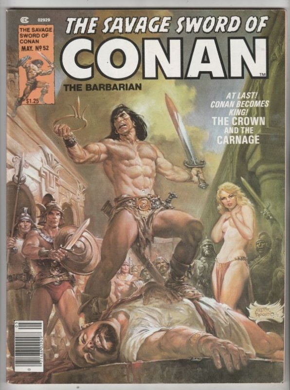 Savage Sword of Conan #52 (May-80) Sweet MaidenCover! VF/NM High-Grade Conan