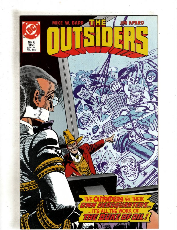 The Outsiders #6 (1986) DC Comic Superman OF8