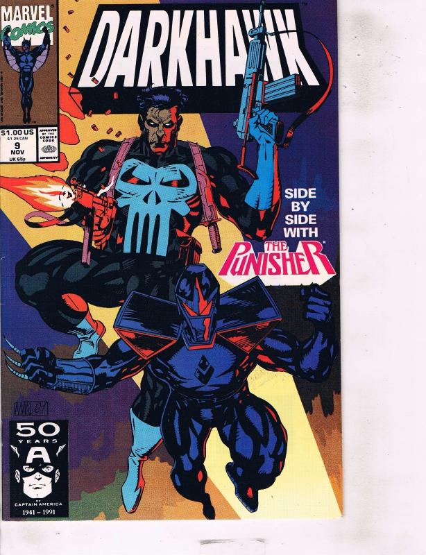 Lot Of 2 Marvel Comic Book Daredevil #3 and Darkhawk #9  AB7