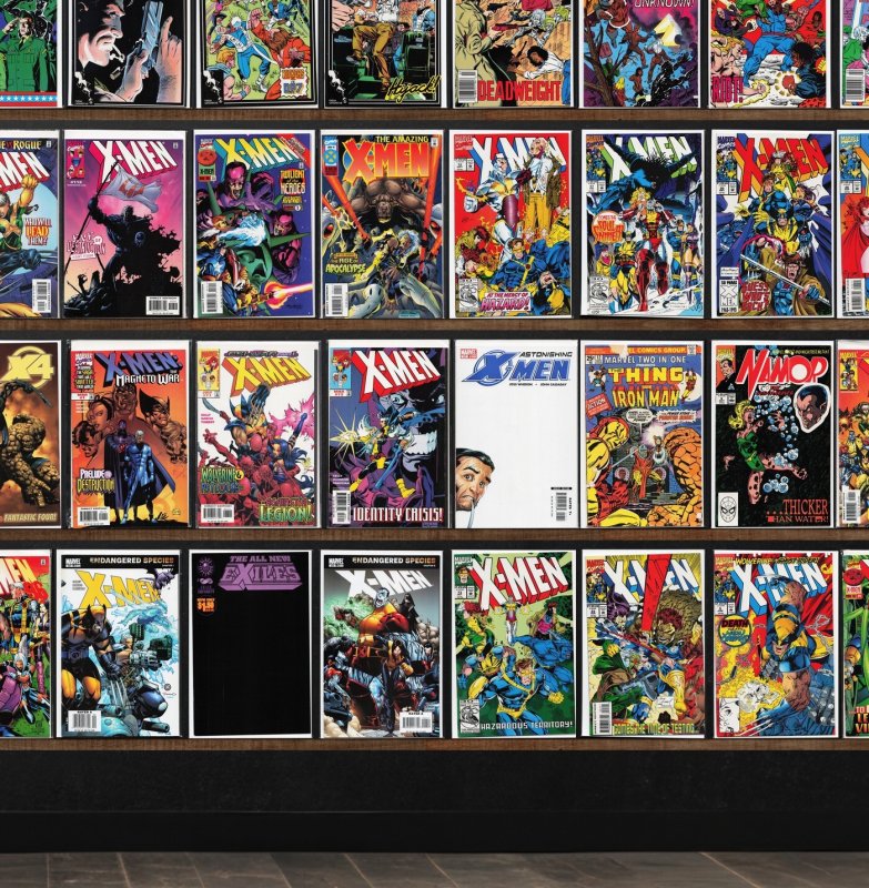 Huge Lot 150+ Comics with X-Men, D.P.7, X-Force, Star Brand, Psi Force & More!