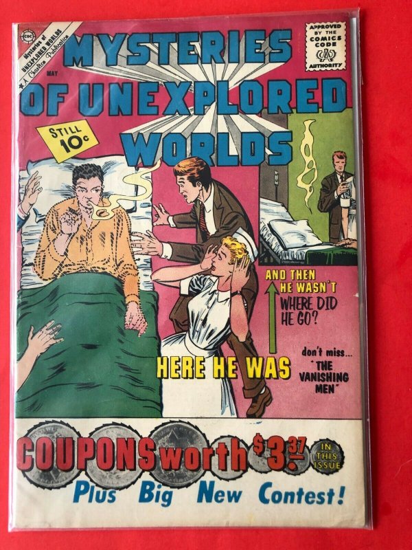 MYSTERIES OF UNEXPLORED WORLDS V1 #24 1961 / DITKO-PRE AMAZING FANTASY-FN