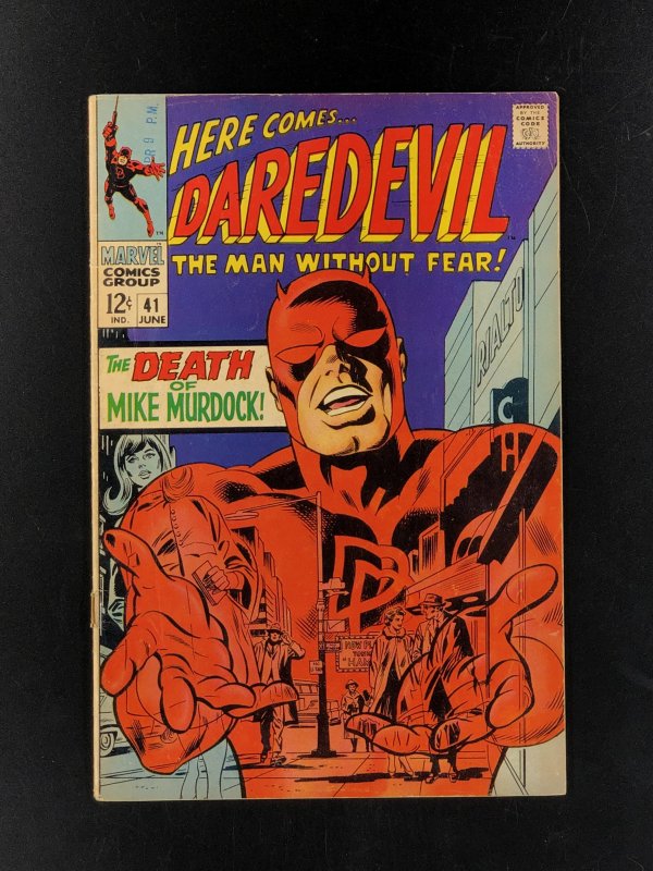 Daredevil #41 (1968) G/VG Death of Mike Murdock